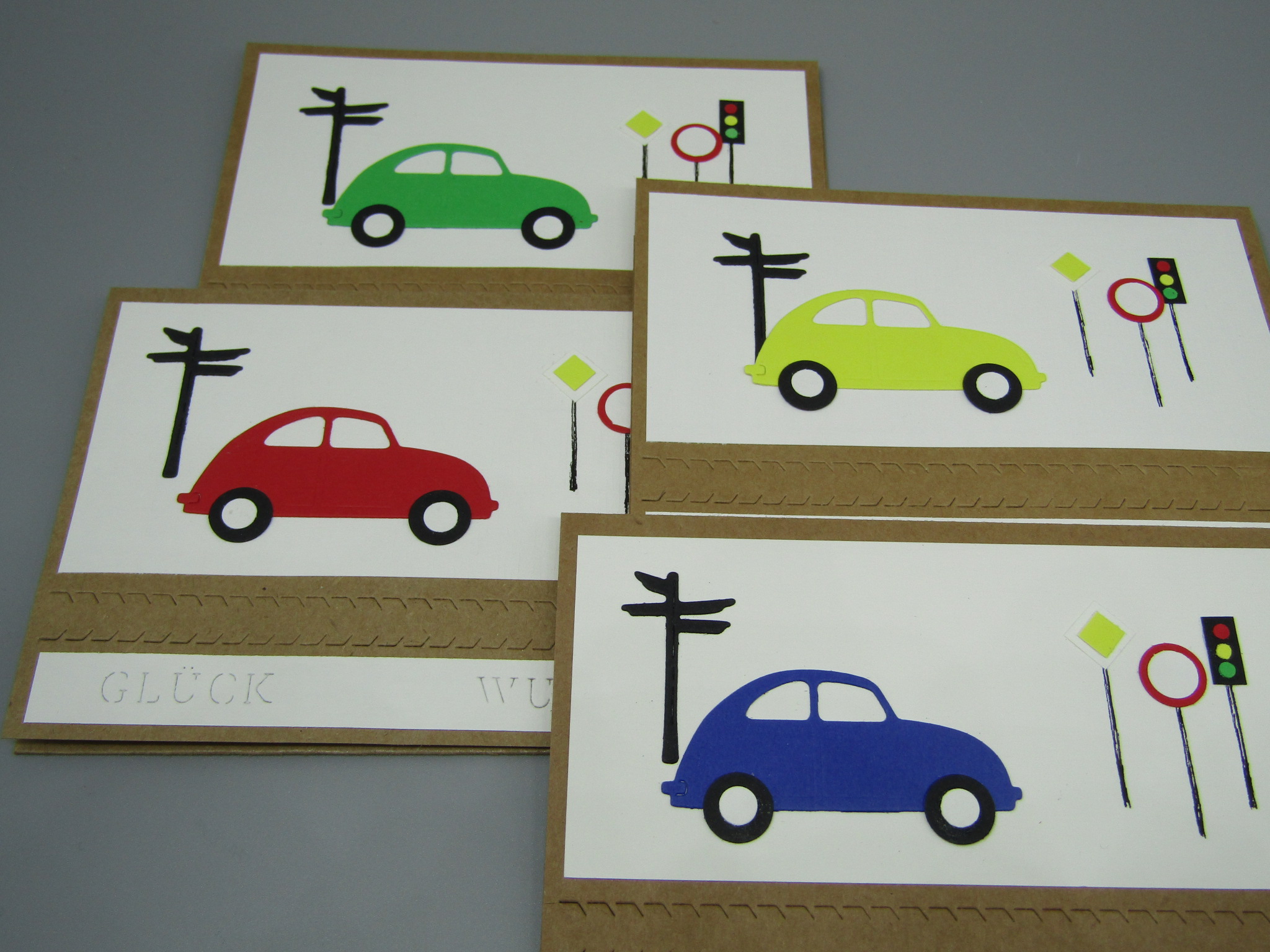 Glückwunschkarten zum Führerschein