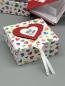 Preview: Geschenk Minibox Verpackung Schachtel bunt Herz