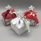 Preview: Box Weihnachten rot Kugeln Sterne weiß Varianten