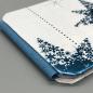 Preview: Buch Sterne blau  Fotos Faltbuch Weihnacht  Leinenrücken