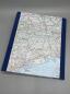Preview: Planer Ringbuch Ringmechanik Front Straßenkarte Mappe blau Alpen
