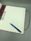 Preview: Ringbuch A4 Ordner Hefter rot Deckblatt Stift Ringmechanik