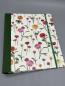 Preview: Ringbuch Planer grün Blumen bunt Front