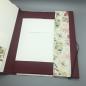 Preview: Mappe A4 Sammeln rot Blumen Innenseite