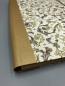 Preview: Mappe A4 Sammeln Ranken Blumen gold Vorderseite Bindung