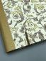 Preview: Mappe A4 Sammeln Ranken Blumen gold Detail Eyelet Gummiband