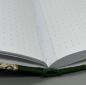 Preview: Punktkarierte Innenseiten des Notizbuches A5 Allegro – hochweißes Schreibpapier, fadengeheftet, Mikroperforation