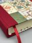 Preview: Notizbuch Bindung Lesebändchen Detail rot Golddruck