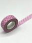 Preview: Klebeband Reispapier rosa Herz Rolle