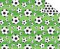 Preview: Bastelmaterial Karton grün Fußball