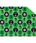 Preview: Bastelmaterial Karton grün Fußballspieler