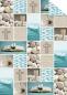 Preview: Bastelmaterial Karton aqua sand christlich Symbole Kreuz