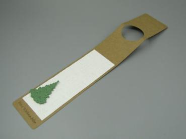 Geschenk Anhänger Kraftkarton Tannenbaum Weihnachten