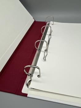 Preview: Planer Ringbuch Mappe Ringmechanik rot