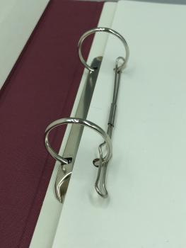 Ringbuch A4 Ordner Hefter Ringmechanik rot