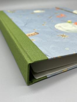 Ordner Ringbuch A4 Leinenrücken grün