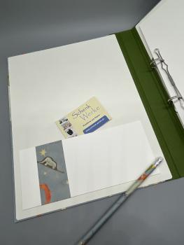 Ordner Ringbuch A4 grün Steckfach
