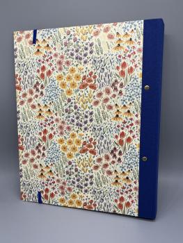 Preview: Buch Blumen rot Rückendeckel Ordner A4