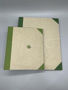 Ringbuch Graskarton grün Größen Varianten