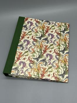 Ordner Ringbuch A5 grün florentinisch  Front