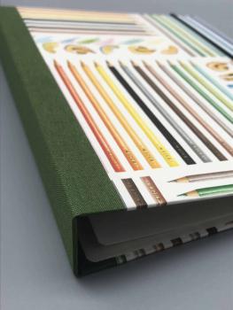 Ringbuch Hefter Buntstifte grün bunt