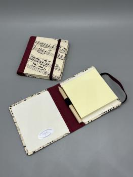 Block Notizen Klebezettel Kleinformat Noten Bleistift