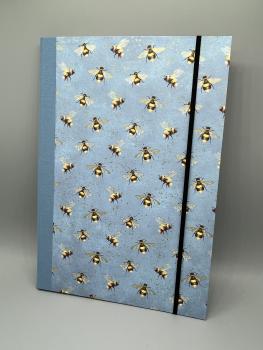 Buchbinderei Mappe Klemmbrett Quadrate Schriftarten Mosaik  rot Vorderseite