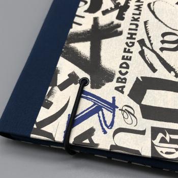 Mappe A4 Sammeln Schriftzeichen Buchstaben Detail Eyelet