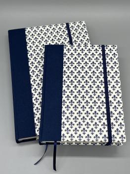 Buch Leinenrücken Blumen Muster Größen Varianten