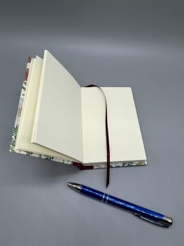 Preview: Buch Seiten Gummiband Lesebändchen Stift weiß