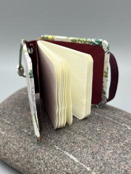 Preview: Notizbüchlein Mini Deckenband Metallkette