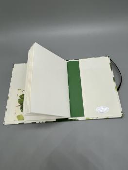 Preview: Notizen A6 Leinenrücken auswechselbar Heft Detail Steckfach