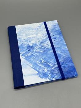 Preview: Notizen A6 Leinenrücken auswechselbar Heft Vorderseite