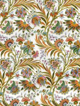 Geschenkpapier Golddruck Kartos Florentiner Muster Ornamente bunt Einzelbogen Herstellerfoto