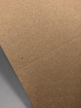 Karte A6 Papier Grußkarten braun Mittelfalz