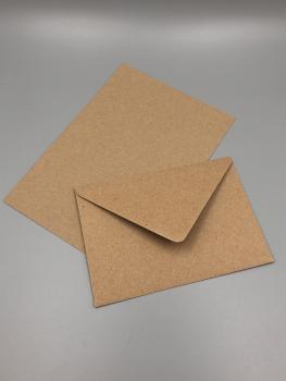 DIY Kraftkarton Briefumschlag Kartenrohling