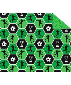 Bastelmaterial Karton grün Fußballspieler