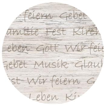 Bastelmaterial Karton Holzoptik Worte Lupe