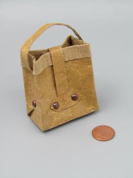Geschenk Tasche Lederpapier Mini hellbraun