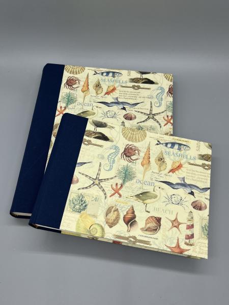 Fotoalbum 15×21 cm quer Marina und größere Variante Marina 25×22 cm – Größenvergleich beider Formate