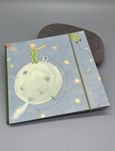 Buch Gummiband Fotos Faltbuch  Junge Planet Sterne