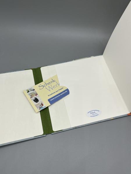 Buch Fotos Faltbuch Leinenbindung Steckfach Innenseite