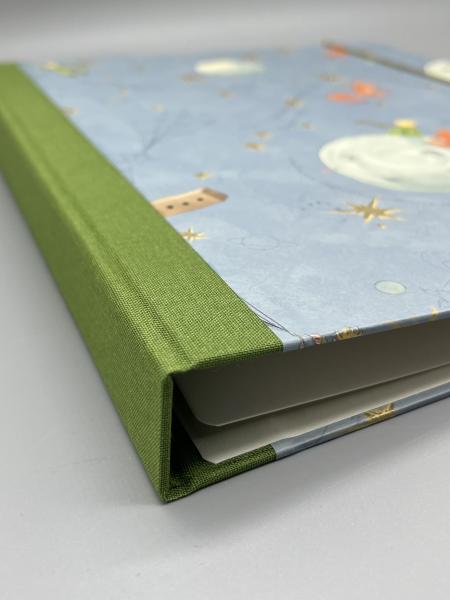 Ordner Ringbuch A4 Leinenrücken grün