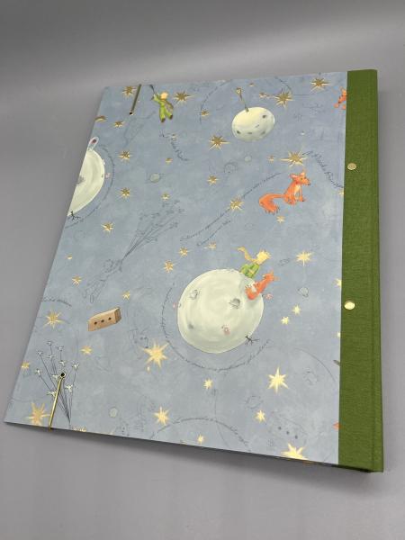 Ordner Ringbuch A4 grün Rückseite Junge Planet Fuchs