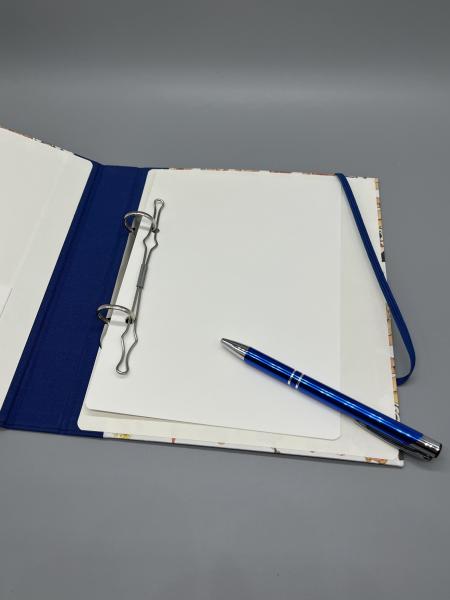 Ringordner A5 Teddys – Ringmechanik mit eingelegtem Deckblatt und Stift