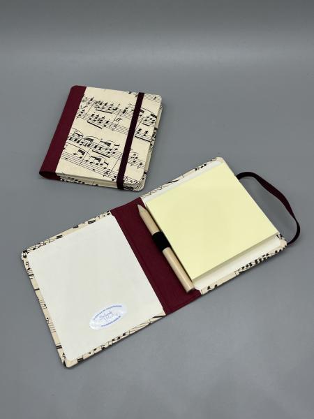 Block Notizen Klebezettel Kleinformat Noten Bleistift