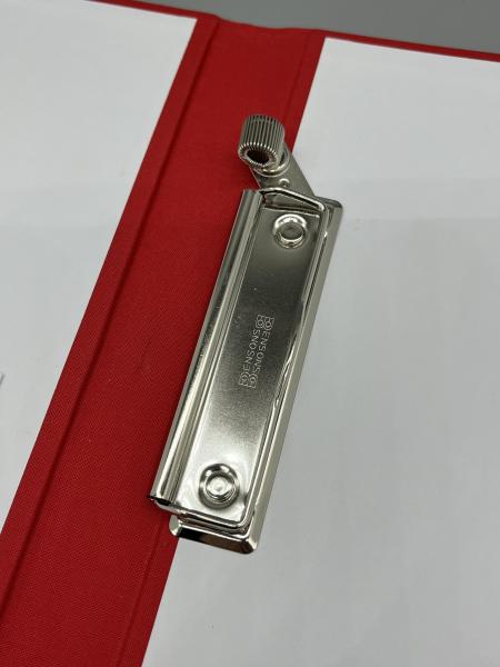 Notizbuch Klemme Stifthalter rot