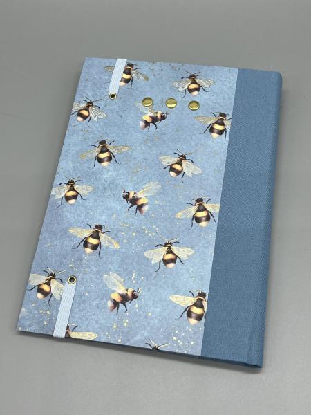 Mappe Rückseite blau