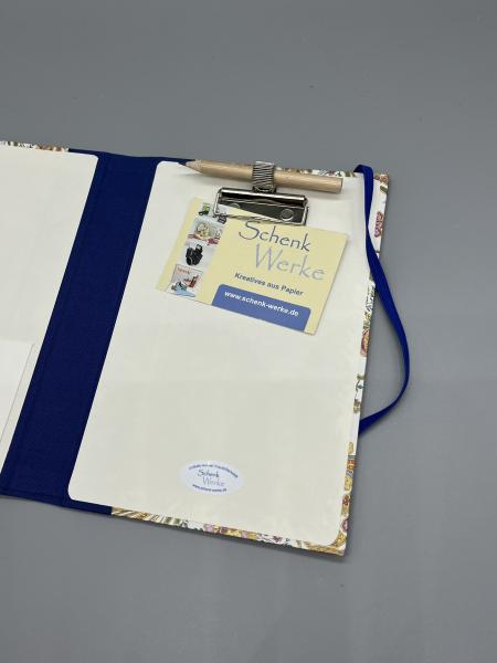 Mappe Detail Stifthalter Stift blau