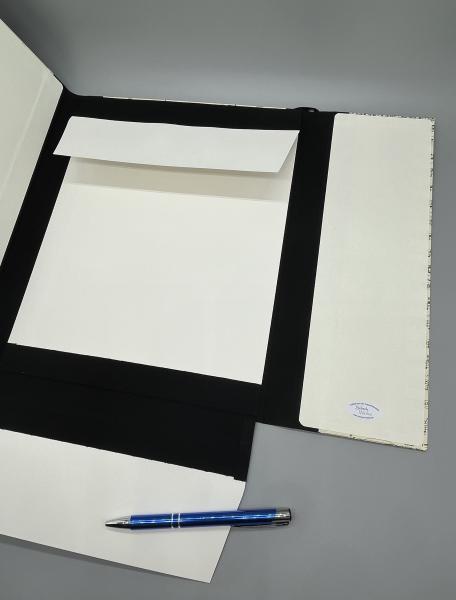 Mappe A4 Sammeln Innenseite Mitte Klappen